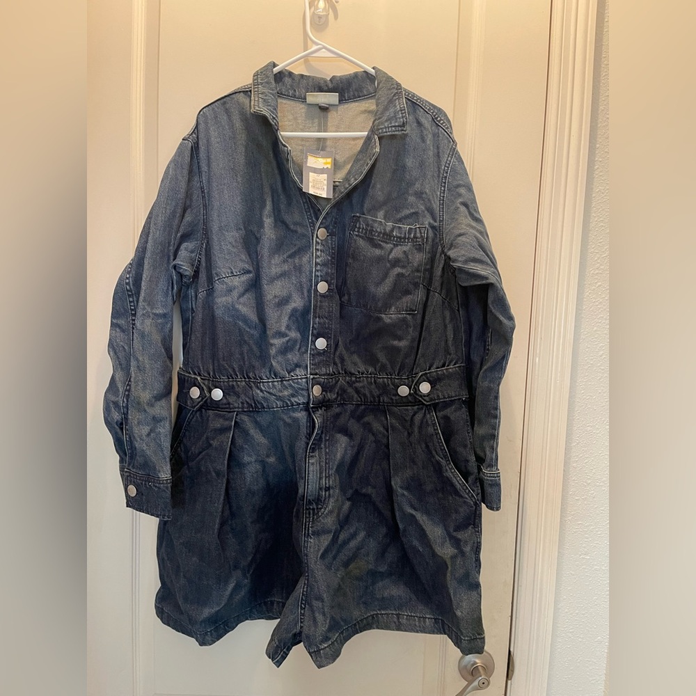 Women’s Universal Denim Long Sleeve one piece jumper size 17